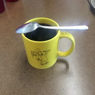 a much needed cup of coffee