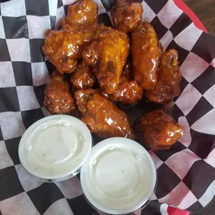 Wings are by far the best in town...