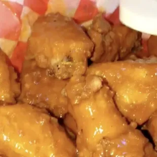 chicken wings and fried chicken, food