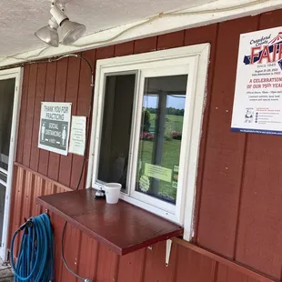 the outside of the building