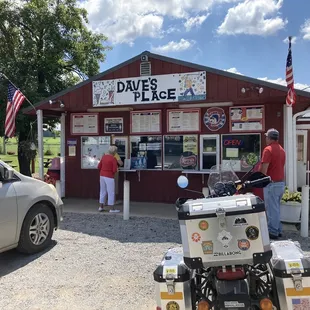 a motorcycle parked in front of a store
