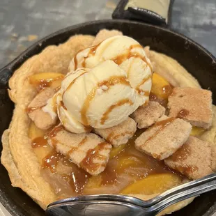 Peach cobbler