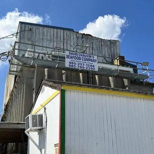 the side of the building