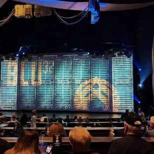 Stage before the show