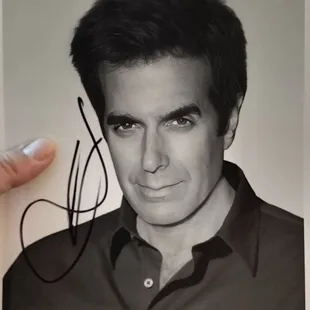 David's autographed photograph.