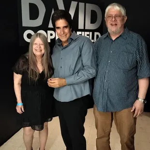 Us with the famous magician!