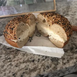 Everything with regular cream cheese