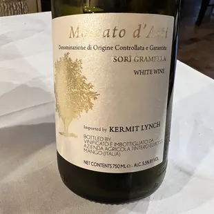 Exceptional Italian Moscato!