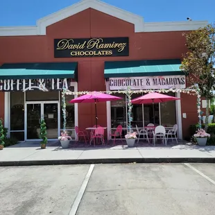 Cute outside seating