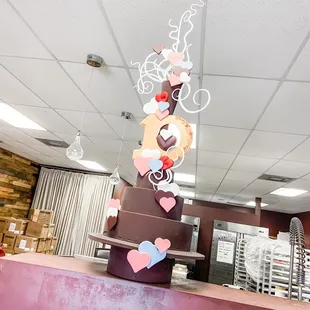 Their 10 year celebration cake