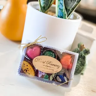 Presentation of these chocolates! Oh my! Love these as small gifts