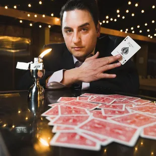 Magic show at Hotel Carmichael in Carmel