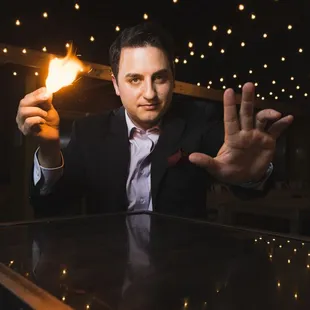 Magician David Ranalli performs DECEPTION in Carmel