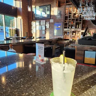 Bar area.   Margaritas are made at the bar - no mixes!!