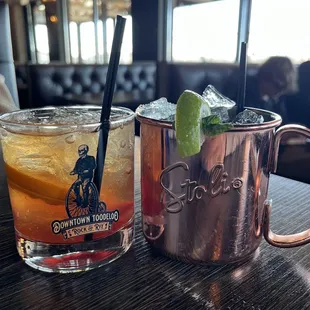 Old Fashioned and Moscow