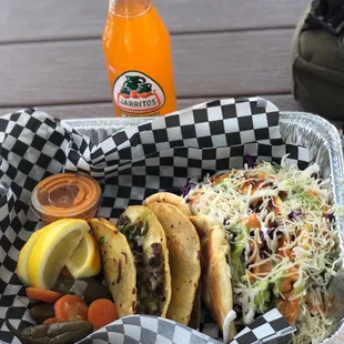 Queso tacos and Chalupa's
