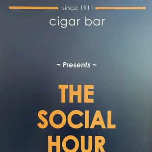Hang out with cigars and cocktails