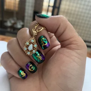 Vintage Australian opals set in 14K gold.
