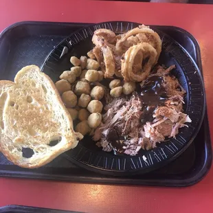 Dinner BBQ pork plate