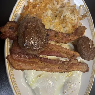 Hungry man breakfast