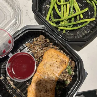 Salmon and Asparagus