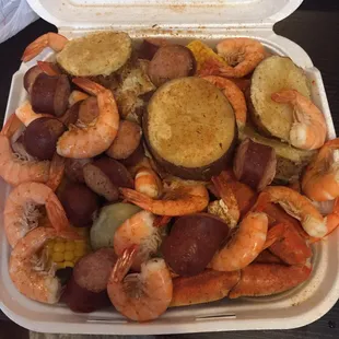 Snow crab low country boil ~$20