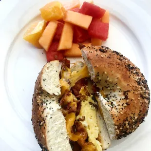 Our version of a hearty Breakfast Bagel