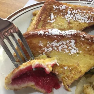 Special Raspberry Stuffed French Toast -  YUMMY