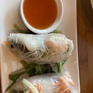 Cool Vietnamese Shrimp Summer Rolls