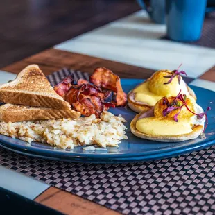 a plate of food on a table