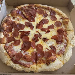 Happy hour pizza is a steal!