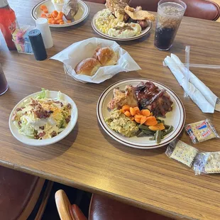 Salad and first round