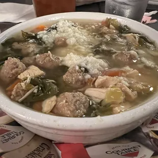 Best wedding soup in town