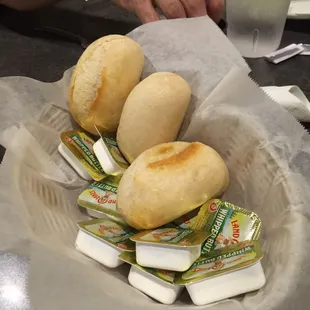 Warm rolls! We dug in!!