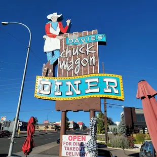  cowboy on a sign