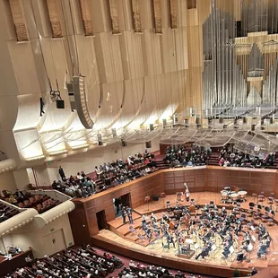 View from the top row!