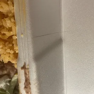 More hair in my enchiladas