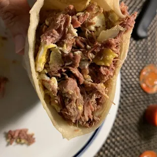 Machaca Burrito