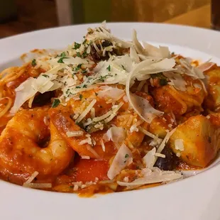 Shrimp Capellini Toscana