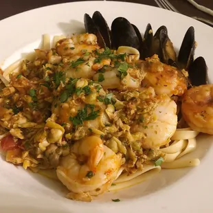 Frutti Di Mare- most delicious Italian seafood pasta I've ever had! Highly recommend