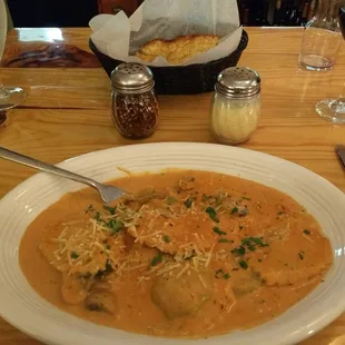 Yet, another Mushroom Ravioli dinner.