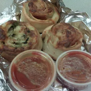 pizza rolls - yum!!