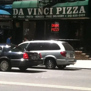 sushi and sashimi, outside