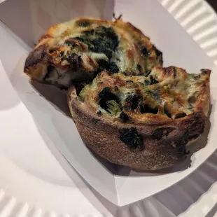 Spinach pinwheel