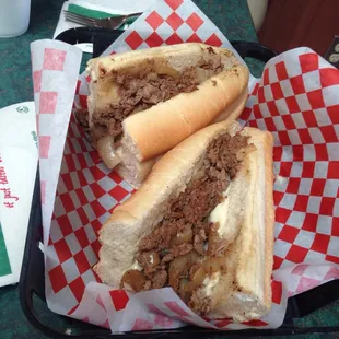 Beef cheesesteak