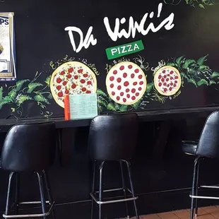 On the wall sizes of pizza