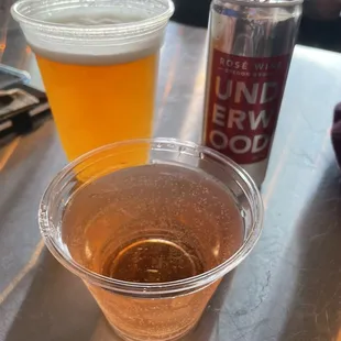 Delicious drinks! Maine IPA and Oregon Rose