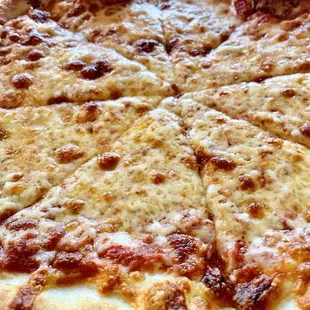 a cheese pizza