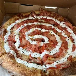 pizza, food