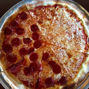Half Cheese/Half Pepperoni